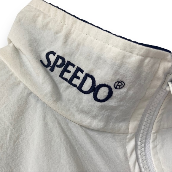 Vintage Great Britain Diving Team Blue Red White Speedo Track Jacket - Picture 7 of 16